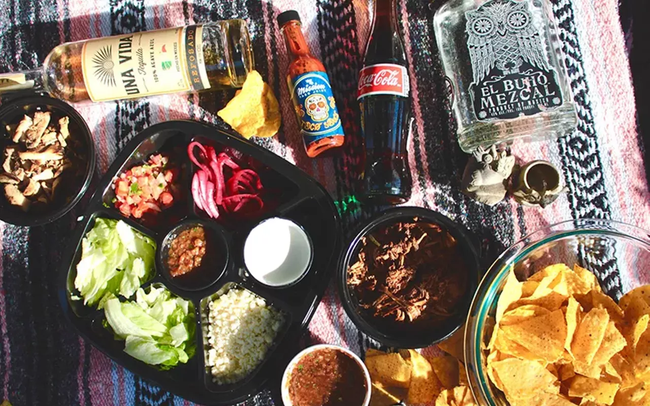 "grill it yourself" taco party