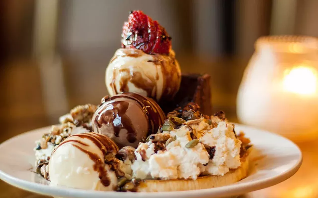 The Brownie Royale from Baileys' Chocolate Bar in Lafayette Square