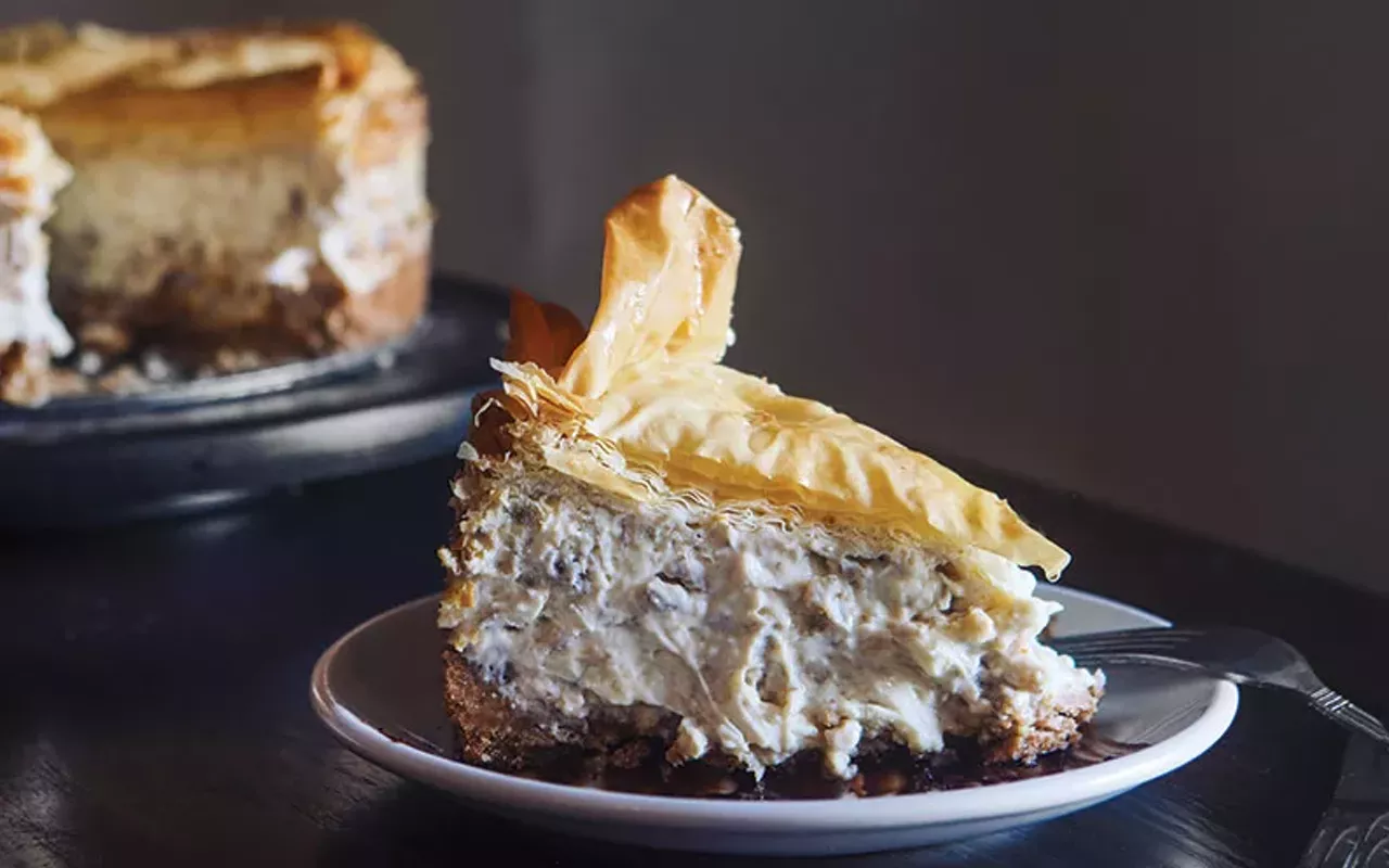 baklava cheesecake from the greek kitchen