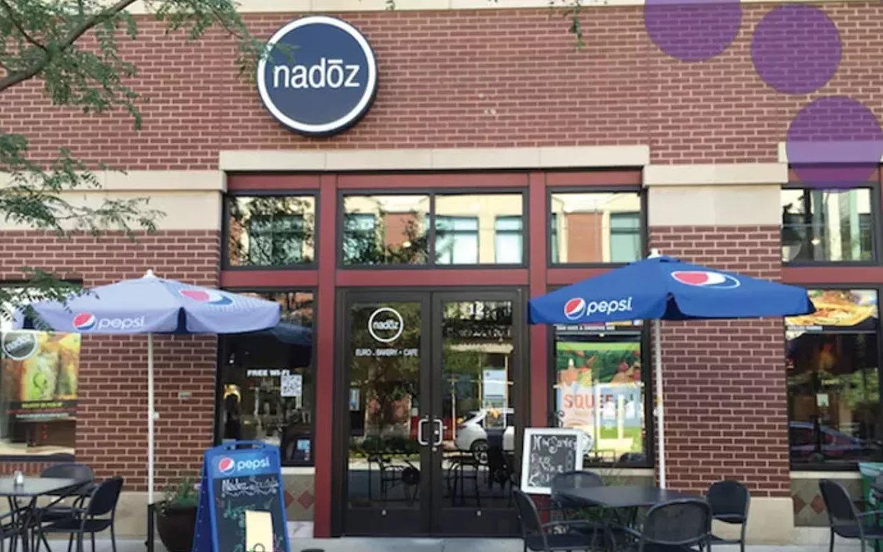 the exterior of nadoz cafe & catering in richmond heights