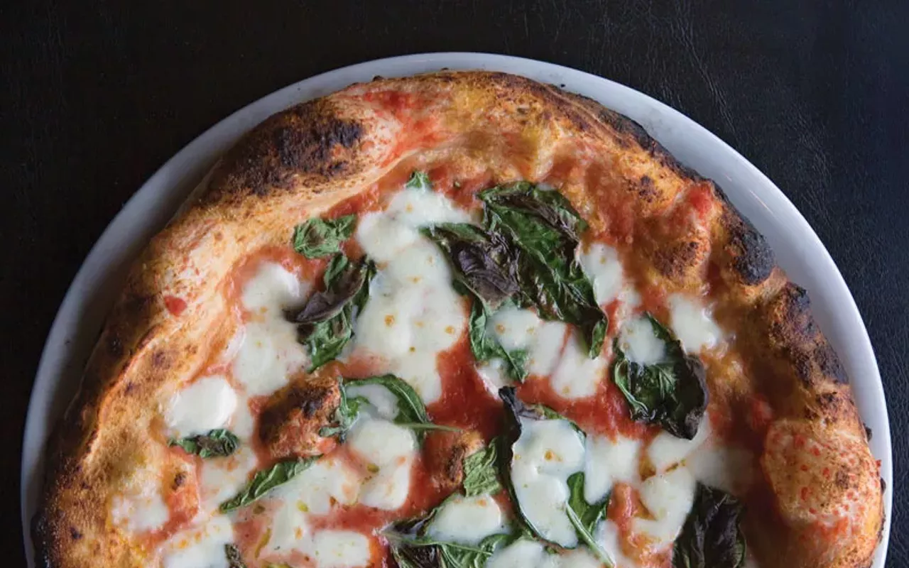 pizza from pizzeoli, a neapolitan-style pizzeria in soulard
