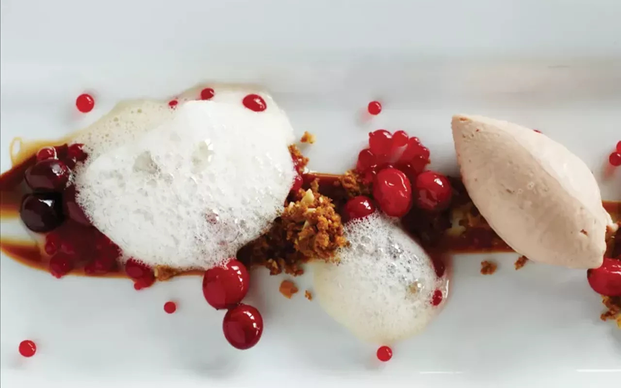 monarchs honey and rooibos tea dessert